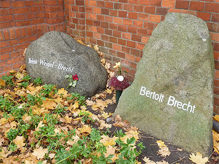 Tombe de Bertolt Brecht et de son épouse