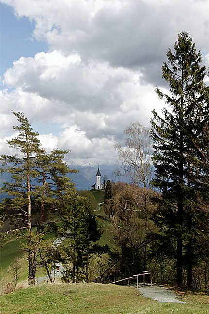 En allant au lac de Bled