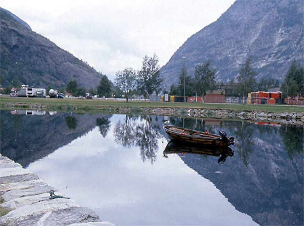 Reflets dans l'étang