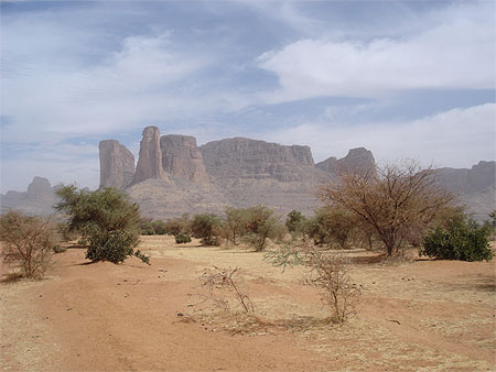 Paysage malien: les monts Hombori Paysage malien: les monts Hombori