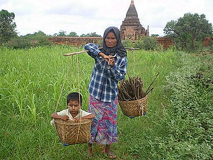Femme à Bagan