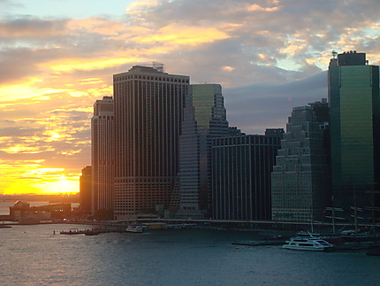 Manhattan coucher de soleil