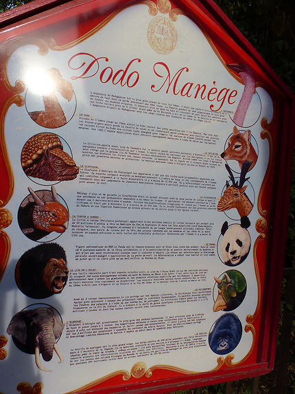 Tous les animaux disparus du manège Dodo