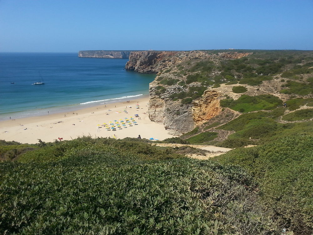 Belle plage près du Cap Saint Vincent