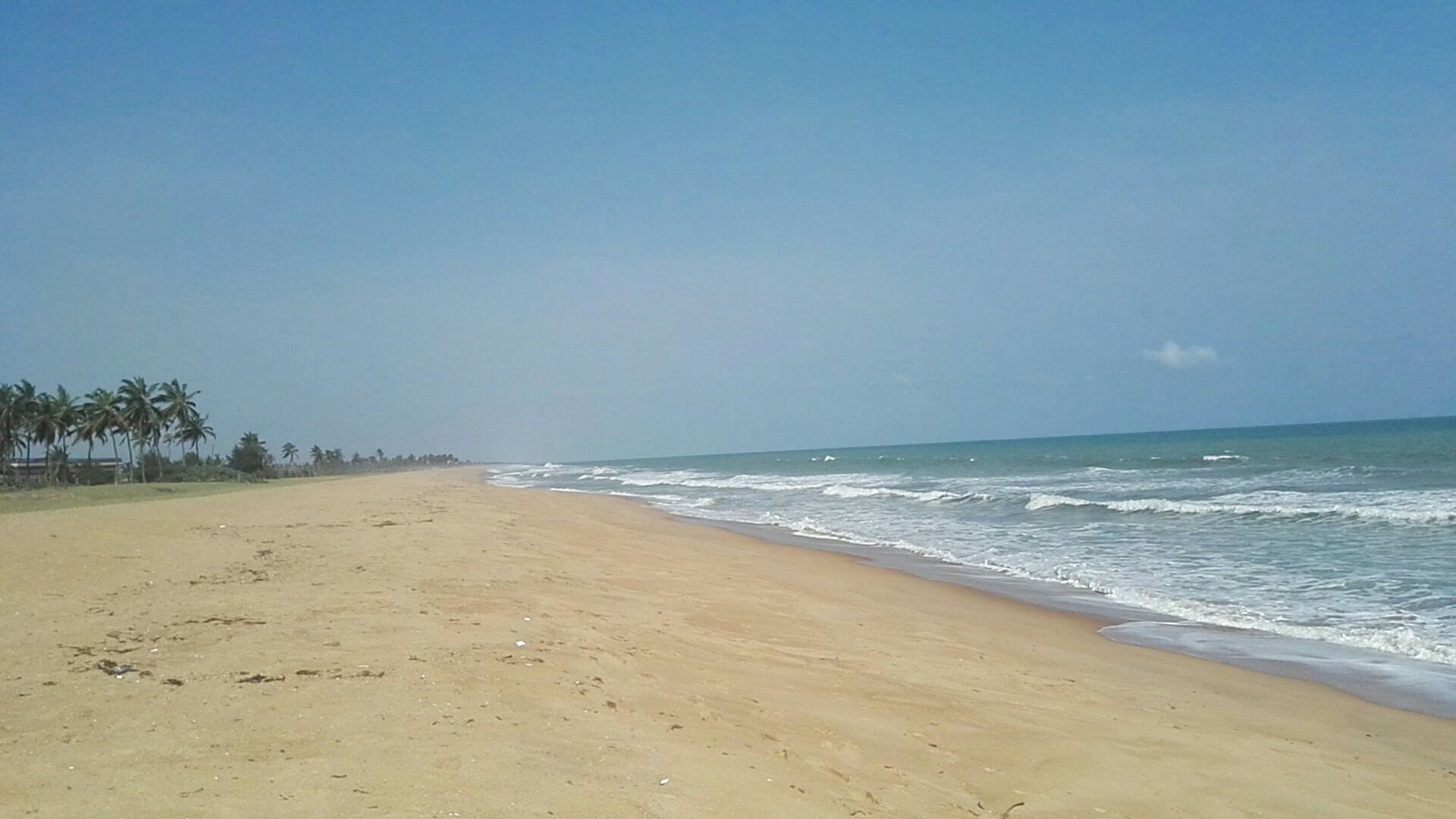 Plage à Ouidah au Bénin Plage à Ouidah au Bénin