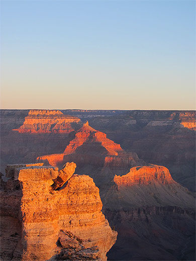 Lever du soleil sur le Grand Canyon
