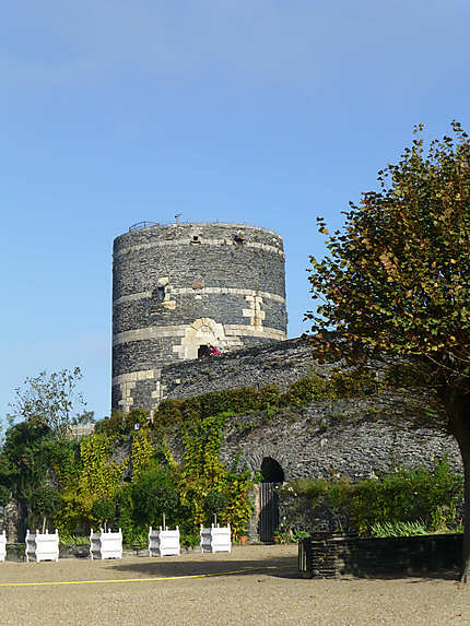 Château d'Angers vu de l'intérieur 