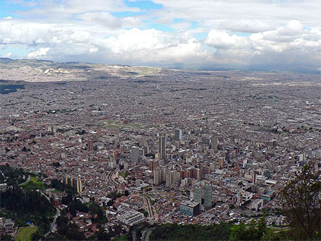 Vue depuis le Cerro Montserrat Vue depuis le Cerro Montserrat