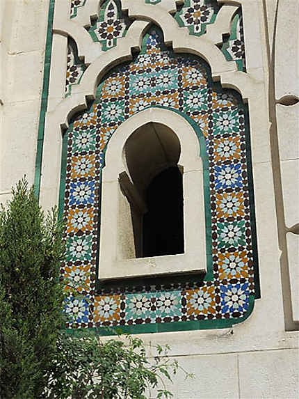 Détail mural de la mosquée