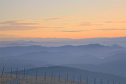 Mont-Ventoux, lever de soleil