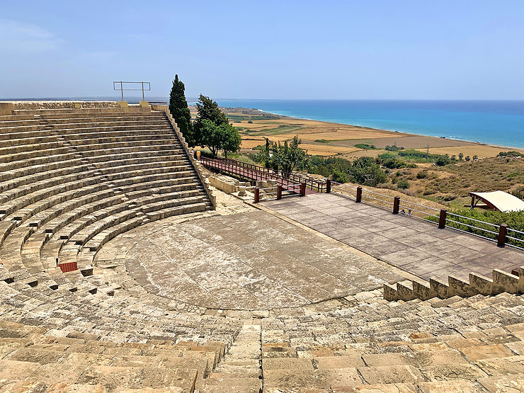 Kourion, un théâtre antique face à la Méditerranée