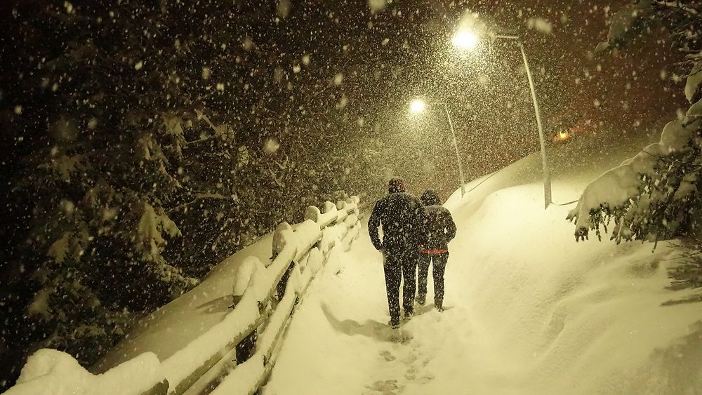 De beaux gros flocons