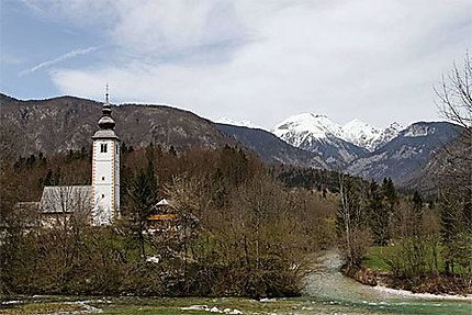 Le Triglav dans le fond