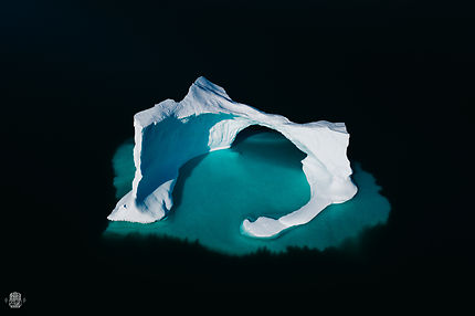 Glacier dans la baie d'Ilulissat