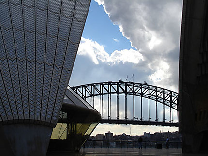 Sydney harbour bridge depuis l'Opéra
