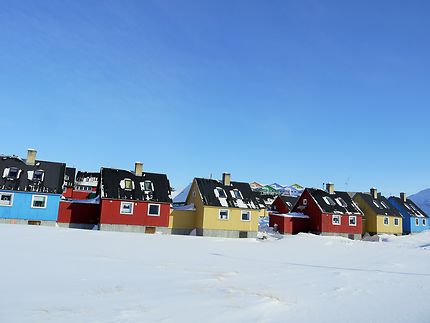 Maisons groenlandaises à Ilulissat