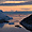 Coucher de soleil dans la baie d'Ilulissat