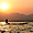 Couché de soleil sur le lac Inle
