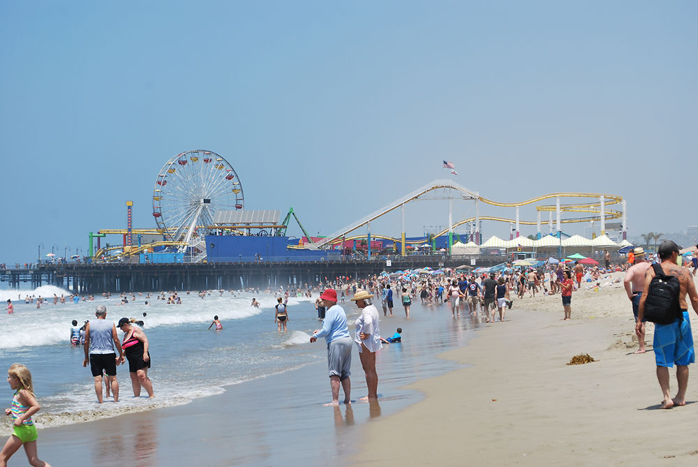 La plage de Santa Monica