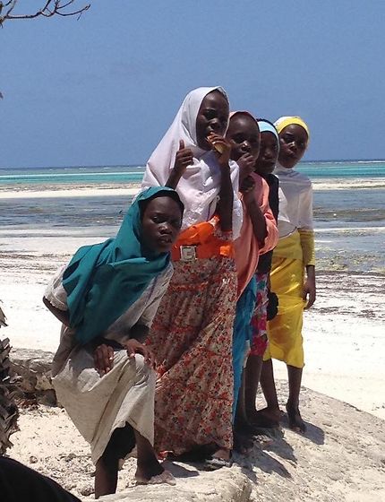 Jeunes filles de Zanzibar 