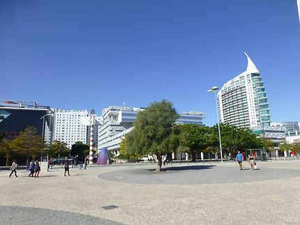 Contraste avec le centre-ville de Lisbonne