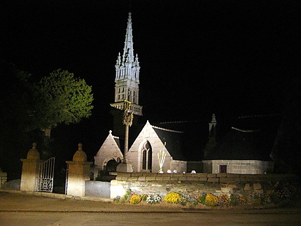 Eglise Saint Méen illuminée