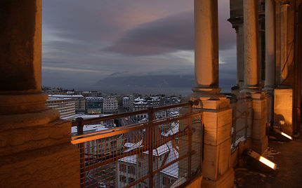 Lausanne au crépuscule