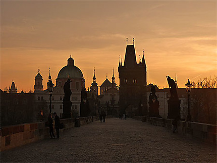 Crépuscule à Prague