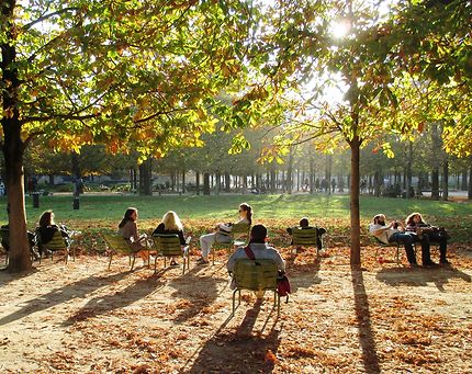 L'automne est arrivé dans le jardin des Tuileries