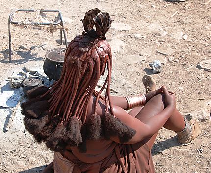 Coiffure femme Himba