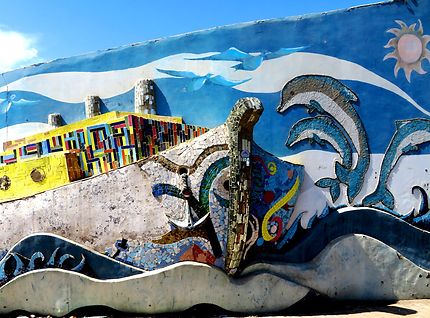 Street art et mosaïques à Hurghada