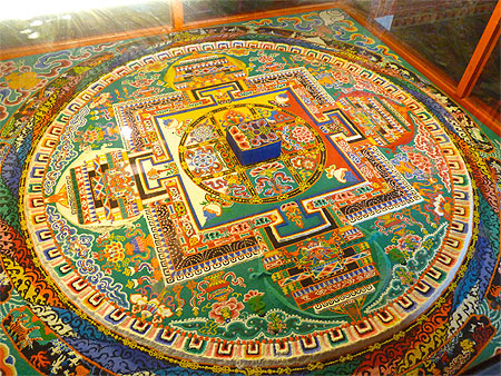 Mandala au Monastère de Séra Mandala au Monastère de Séra