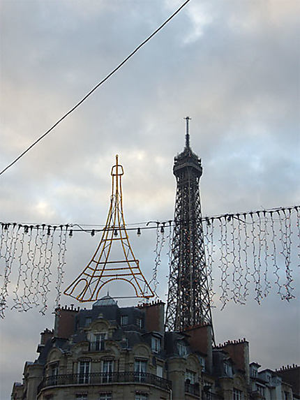 Déco Noël Tour Eiffel : 16ème arrondissement : Paris : Routard.com