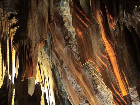 Stalactites à Dargilan Stalactites à Dargilan