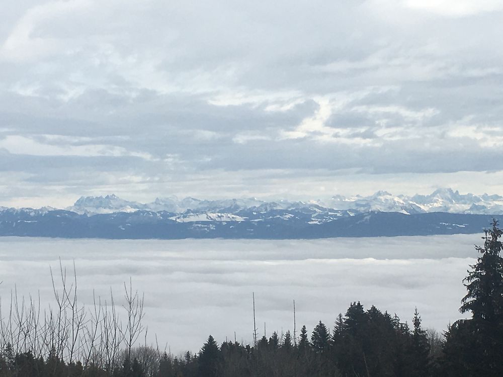 Vue du mont blanc 