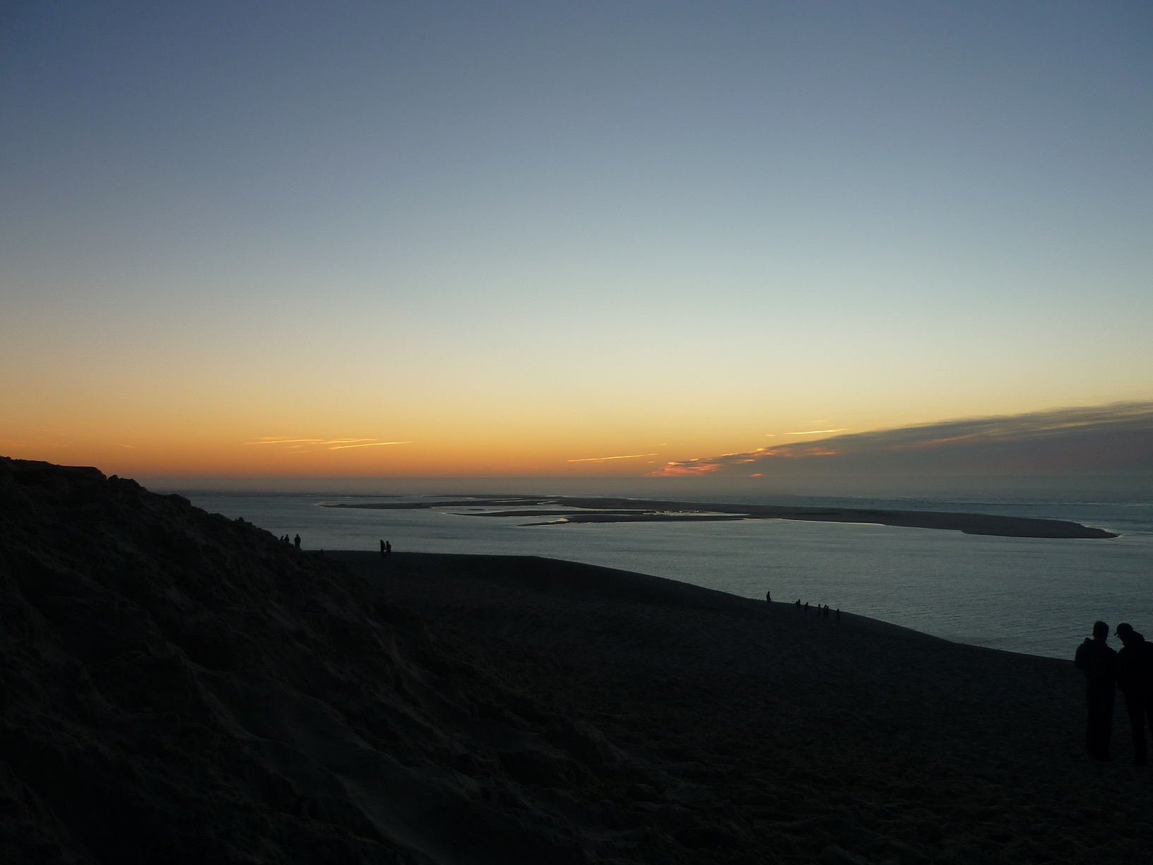 Coucher de soleil Dune du Pilat : Coucher de soleil : Dune du Pilat