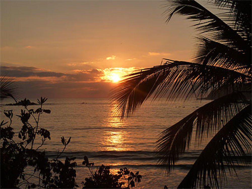 Coucher de soleil sur Ixtapa