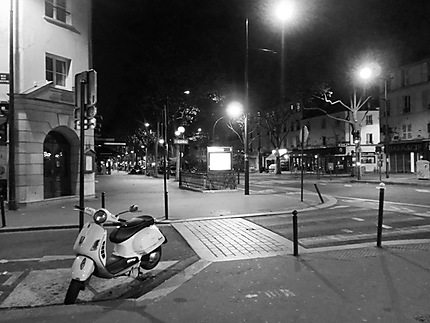 Avenue Jean Jaurès la nuit