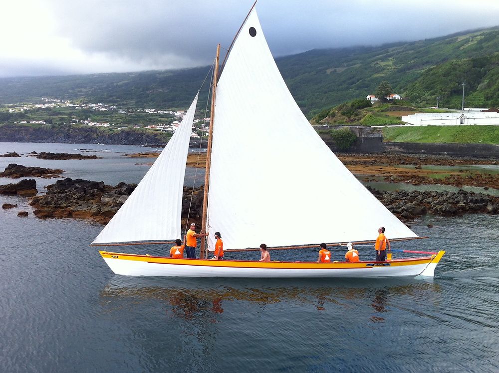 Baleinière sur Pico à Lajes