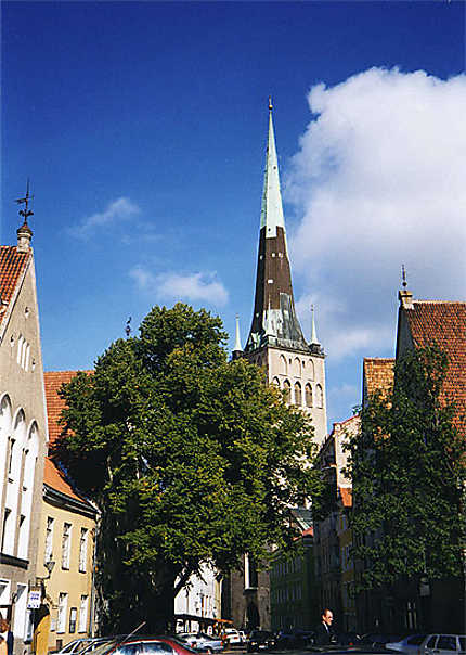 Dans le centre historique de Tallinn