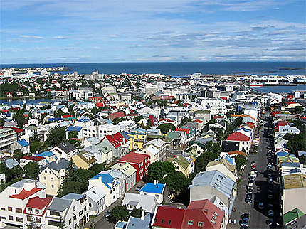 Reykjavik et ses toits colorés