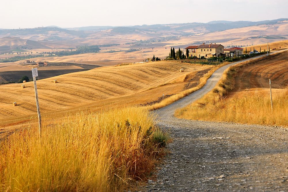 Via Francigena, Toscane