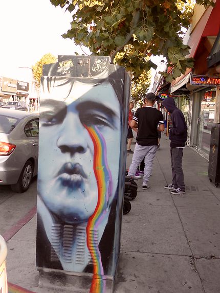 Street art à Melrose avenue 