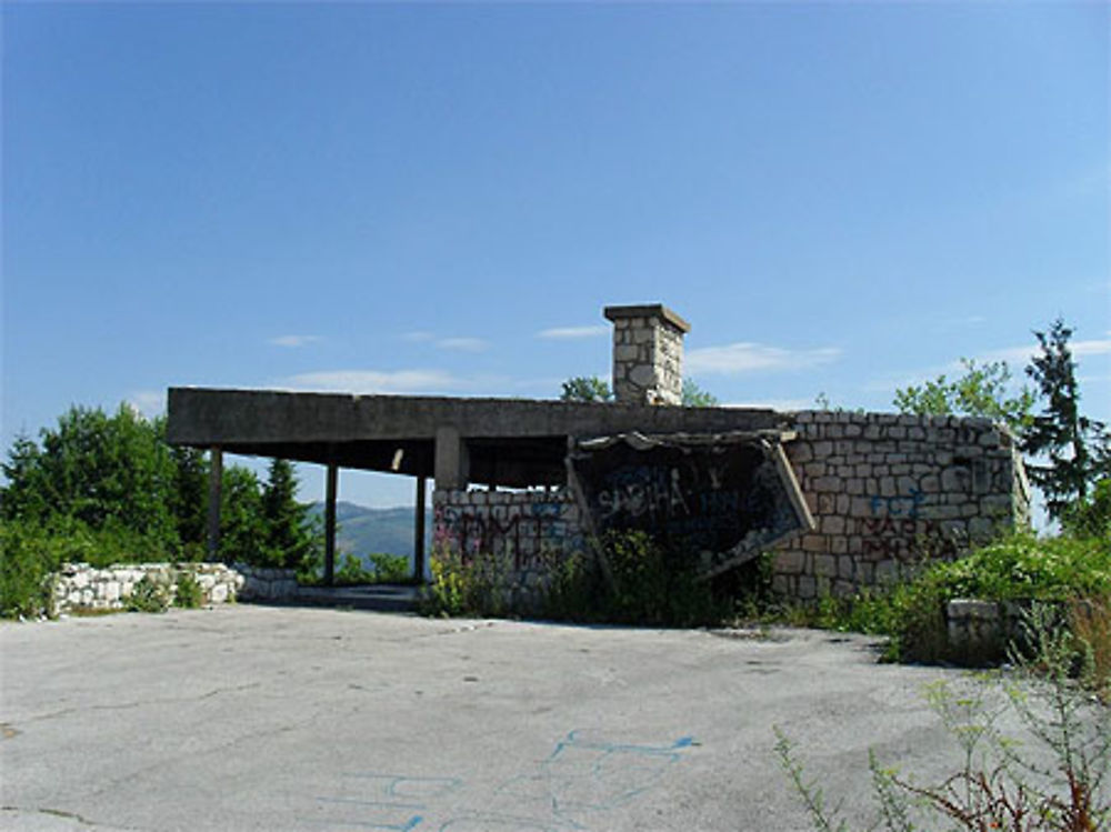 Terminus de l'ancien téléphérique de Sarajevo