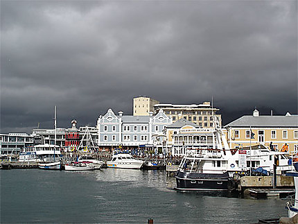 Vue du Waterfront avec nuages