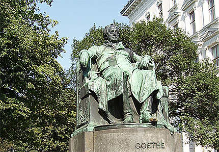 Goethe en habit vert