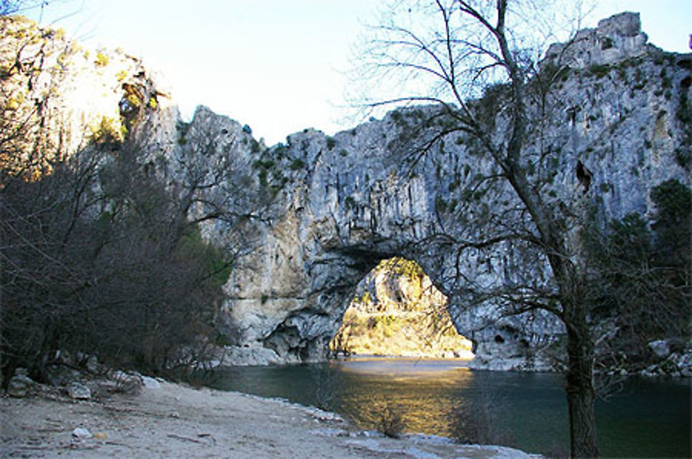 Le Pont d'Arc l'Hiver