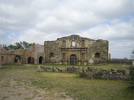 Décor du film Alamo, l'église