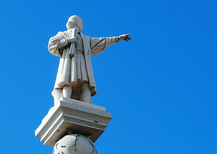 Statue de Christophe Colomb à Maspalomas