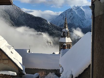 Matin au village de L'Alpe d'Huez